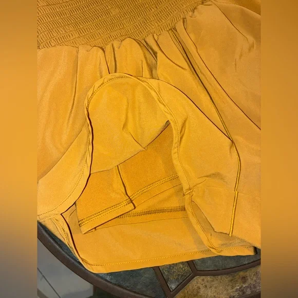 Aerie - Real Me Smocked Running Shorts - Picture 4 of 6